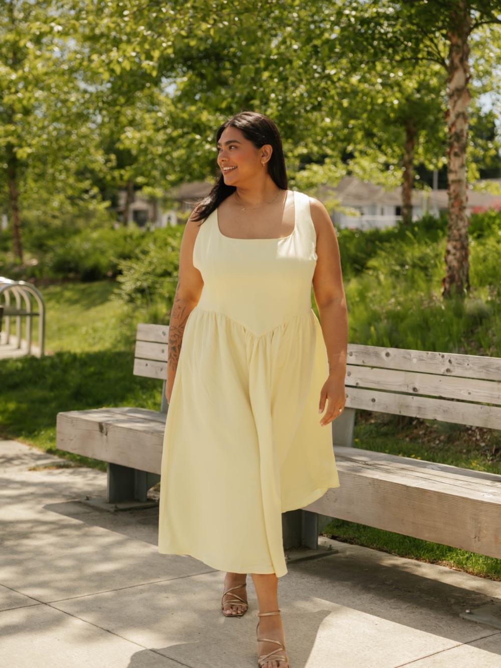 Smash + Tess Georgia Midi Dress in Butter
Yellow XL